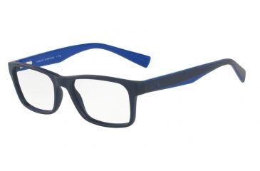 Image of Armani Exchange AX3038 Bifocal Prescription Eyeglasses 8198-54 - Matte Dark Blue Frame