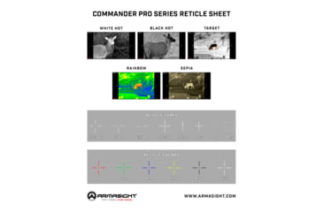 Image of Armasight Commander 640 Pro 2-8x35mm Thermal Imaging Rifle Scope w/KDG mount, 60 Hz, Gray, TAVT66WN3COMM1P2