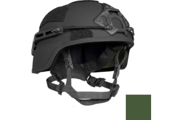 Image of ArmorSource Aire LE Full Cut Ultra Lightweight Law Enforcement Fully Loaded Level IIIA Tactical Helmet, Cam Green, Large, AIRELELRCCGSU3LR3KV2