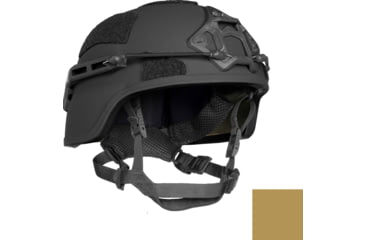 Image of ArmorSource Aire LE Full Cut Ultra Lightweight Law Enforcement Fully Loaded Level IIIA Tactical Helmet, Coyote Brown, Medium, AIRELEMRCCBSU3LR3KV2