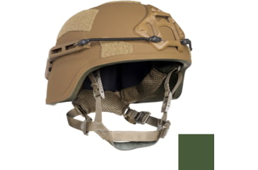 Image of ArmorSource AS-200 NIJ IIIA Fully Loaded Ballistic Helmet, Regular Cut, Cam Green, Extra Large, 200XLRCCGSU3LR3KV2