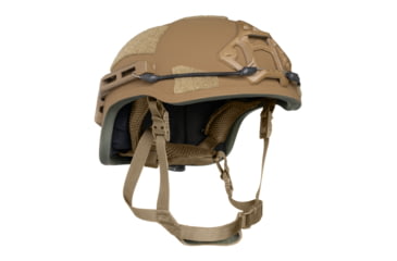 Image of ArmorSource AS-200 High Cut NIJ IIIA Fully Loaded Ballistic Helmet, Coyote Brown, Extra Large, 200XLHCCBSU3LR3KV2
