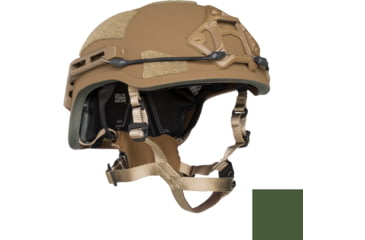 Image of ArmorSource AS-223 Enhance Trauma Fully Loaded Reduction Helmet, High Cut, Cam Green, Extra Large, 223XLHCCGSR20P15U3LR3KV2