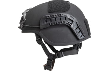 Image of ArmorSource Aire Le - Law Enforcement Ultra-Lightweight Fully Loaded Reguar-Cut Ballistic Helmet, Black, Medium, AIRELE-RCM-R10P2-R-W3-V-BK