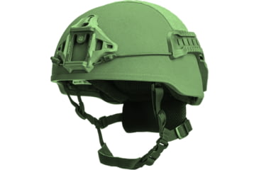 Image of ArmorSource AS-501 Gen2 U.S. Army Advanced Mid-Cut Special Command Configuration Combat Helmet, Foliage Green, Small, 501G2-MCS-R10P4-R-W3-V-FG