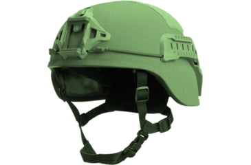 Image of ArmorSource AS-501 Gen2 U.S. Army Advanced Fully Loaded Regular-Cut Combat Helmet, Foliage Green, Small, 501G2-RCS-R10P3-R-W3-V-FG