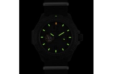 Image of Armourlite Caliber Series Automatic Blackout Watch with Black Nylon Band, Black AL1204