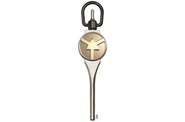 Image of ASP G1 Logo Handcuff Key - Stainless - Custom Must Provide Logo - 56599