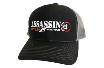 Image of Assassin Mesh Back Bloodtrail Hat, Black/Charcoal, One Size 86133