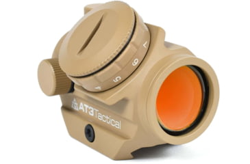Image of AT3 Tactical 1x23mm Micro Red Dot Reflex Sight, 2 MOA Red Dot, No Riser, Flat Dark Earth, No Riser, RD-50-0-FDE