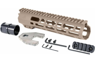 Image of AT3 Tactical SPEAR M-Lok AR-15 Free Float Handguard, 9 in, FDE, AT3-MLOK-9-FDE