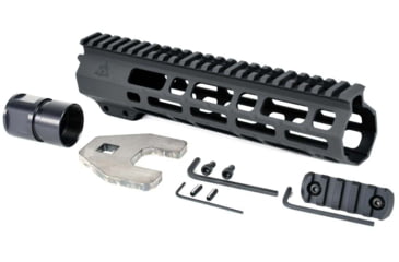 Image of AT3 Tactical SPEAR M-LOK AR-15 Free Float Handguard, 9in Length, Tungsten, AT3-MLOK-9-TG