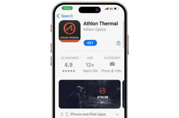 Image of Athlon Optics Cronus ATS PRO 25P-250 3.6-14.4x25mm Thermal Rifle Scope, 50 Hz, 256x192 pixels, Black, 210145