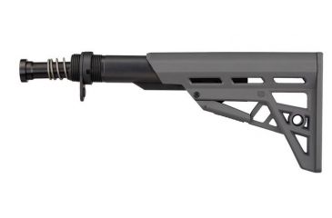 Image of Advanced Technology International - ATI AR-15 TactLite Six Position Mil-Spec Stock With Military Buffer Tube Assembly Destroyer Gray