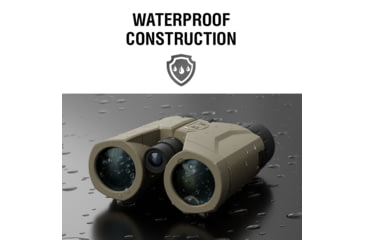 Image of ATN LRF 3000 10x42mm Roof Ballistics Laser Rangefinding Binocular, Army Brown, BN1042LRF3k