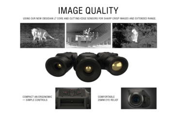 Image of ATN OTS LT 160 4-8x Thermal Viewer, 25mm, 160x120, Black, TIMNOLT148X