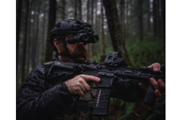 Image of ATN PS31-2 Dual Tube Night Vision Goggle/Binocular BNVD 51 FOV, Gen 2+, 60-64lp/mm - P43 Green Phosphor, Black, NVGOPS3152G