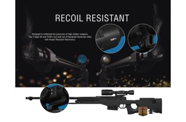 Image of ATN ThOR 4 Thermal Smart HD Rifle Scope, 2-8x25mm, Black, TIWST4382A
