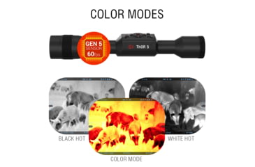 Image of ATN Thor 5 LRF 2-16x 640x480 12 Micron Smart HD Thermal Rifle Scope, 30mm Tube w/ Gen 5 Sensor, Multiple Patterns &amp; Color Options Reticle, Black, TIWST5625LRF