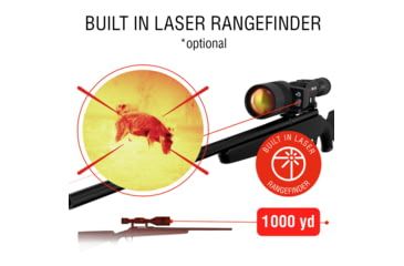 Image of ATN Thor 5 XD LRF 2-20x 1280x1024 12 Micron Smart HD Thermal Rifle Scope, 30mm Tube w/ Xtreme Definition 1.3 Megapixel Sensor, Multiple Patterns &amp; Color Options Reticle, Black, TIWST51250LRF