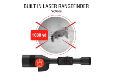 Image of ATN Thor 5 XD LRF 2-20x 1280x1024 12 Micron Smart HD Thermal Rifle Scope, 30mm Tube w/ Xtreme Definition 1.3 Megapixel Sensor, Multiple Patterns &amp; Color Options Reticle, Black, TIWST51250LRF