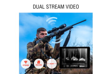 Image of ATN Thor 5 XD LRF 2-20x 1280x1024 12 Micron Smart HD Thermal Rifle Scope, 30mm Tube w/ Xtreme Definition 1.3 Megapixel Sensor, Multiple Patterns &amp; Color Options Reticle, Black, TIWST51250LRF