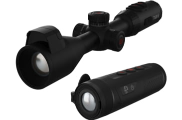 Image of ATN ThOR 6 Elite 3.5-28x Thermal Rifle Scope w/Built-in Laser Rangefinder and BlazeTrek 325 Thermal Monocular