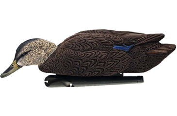 Image of Avian X Top Flight Duck Decoy, Flocked Black Duck Floater, 6 pk, AVX-AVX8075