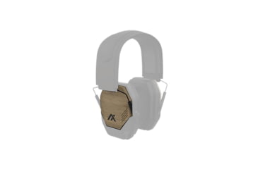 Image of AXIL Plate Set for MX earmuffs, Desert Tan, MXPLTT