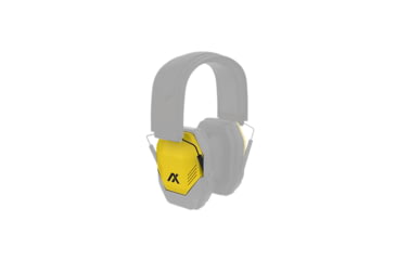 Image of AXIL Plate Set for MX earmuffs, Yellow, MXPLTY