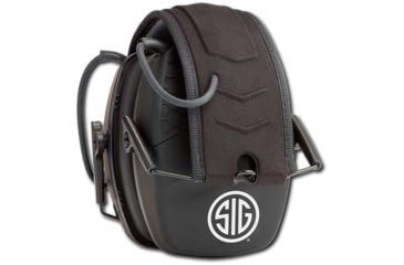 Image of AXIL TRACKR Blu Bluetooth Earmuffs, Black, Medium, TRACKRBT-BS