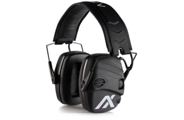 Image of AXIL Trackr Electronic Earmuffs, Black, Trackr
