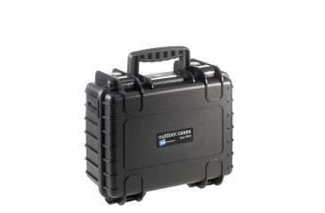 Image of B&amp;W International Type 3000 Black Outdoor Case With RPD Insert, Black, Medium 3000/B/RPD