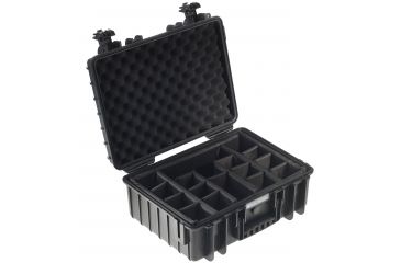 Image of B&amp;W International Type 5000 Black Outdoor Case With RPD Insert, Black, Medium 5000/B/RPD