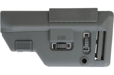 Image of B5 Systems Short Collapsible Precision Stock, Wolf Grey, CPS-1405