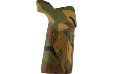 Image of B5 Systems Type 23 P-Grip, AR-15, Vertical Grip, Mil-Spec, Woodland, PGR-1187
