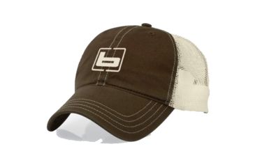 Image of Banded Chino Twill Cap, Brown/White, B03555