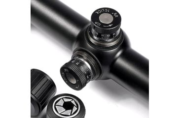 Image of Barska 10-40X50 Adjustable Objective Varmint Rifle Scope, Matte Black, MilDot Reticle