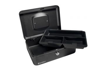 Image of Barska 10in. Cash Box, Key, Fully Open CB11832
