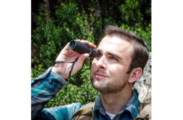 Image of Barska 10x25mm BK-7 Roof Waterproof Blackhawk Monocular, Black, Small, AA12131