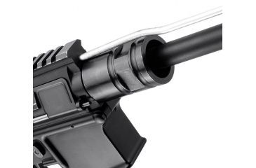 Image of Barska 12 in AR Quad Rail w/ Key Mold System, KeyMod Mounting Slots, Free Floating Design, Black AW12688