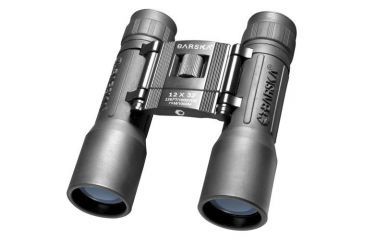 Image of Barska 12x32 Lucid View Compact Roof Prism Binoculars, Black, Clam Pack AB10112