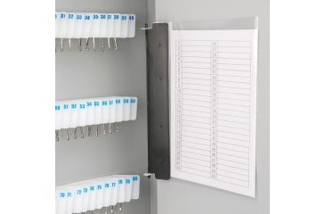 Image of Barska 240 Key Lock Box Security Safe, White Tag, Steel, White, Outer Size 15 x 5.5 x 21.75 in CB12494