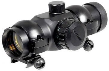 Image of Barska 25mm DC Red Dot Scopes w/ Dual Color Reticle &amp; Weaver Rings - AC10648
