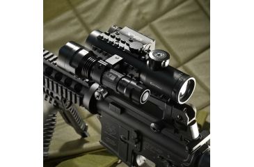 Image of Barska 4x30 IR Electro Sight with Green Laser &amp; LED Flashlight Combo Pack, GLX Green Laser, 210 Lumen, Light DA12190