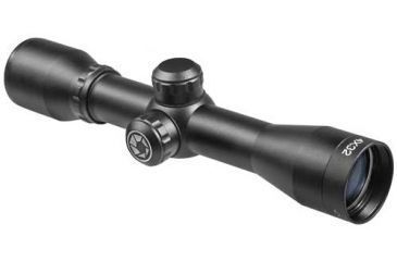 Image of Barska 4x32 Compact Contour Rifle Scope, Black Matte, Crossbow Ret., 4-6 inch-plus Eye Reli 193841