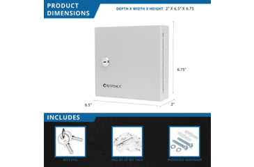 Image of Barska 10 Capacity Fixed Position Key Cabinet