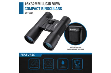 Image of Barska Lucid View Compact 16x32mm Roof Prism Binoculars