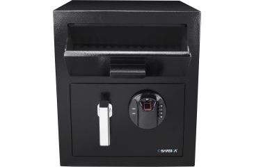 Image of Barska Biometric Keypad Depository  Safe, Black, Medium AX13108