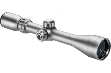 Image of Barska 3-9x40mm Colorado 30/30 Silver Rifle Scope with Rings, 1in, 30/30 Reticle, Silver, CO11538